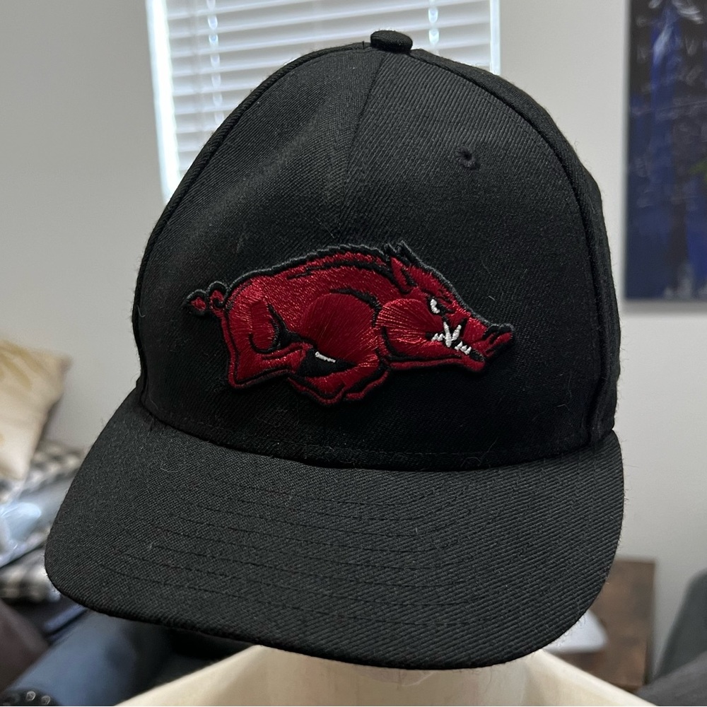 Arkansas Razorbacks black cap